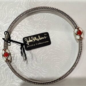 NWT Silver and Coral John Medeiros Women's Bracelet